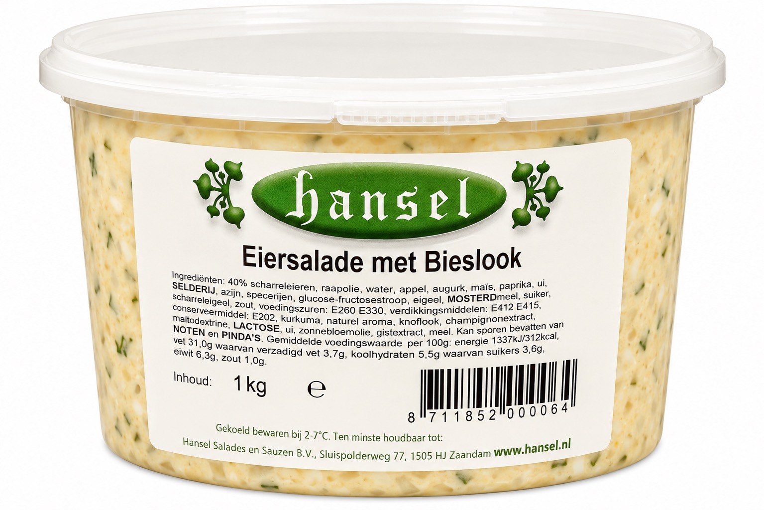 Eiersalade met Bieslook 1kg