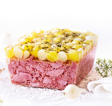 Kalkoenzuurvlees met Zilveruitjes