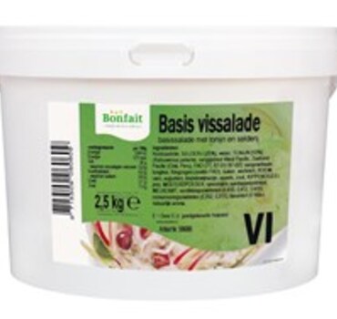 Vissalade Basis 2,5kg